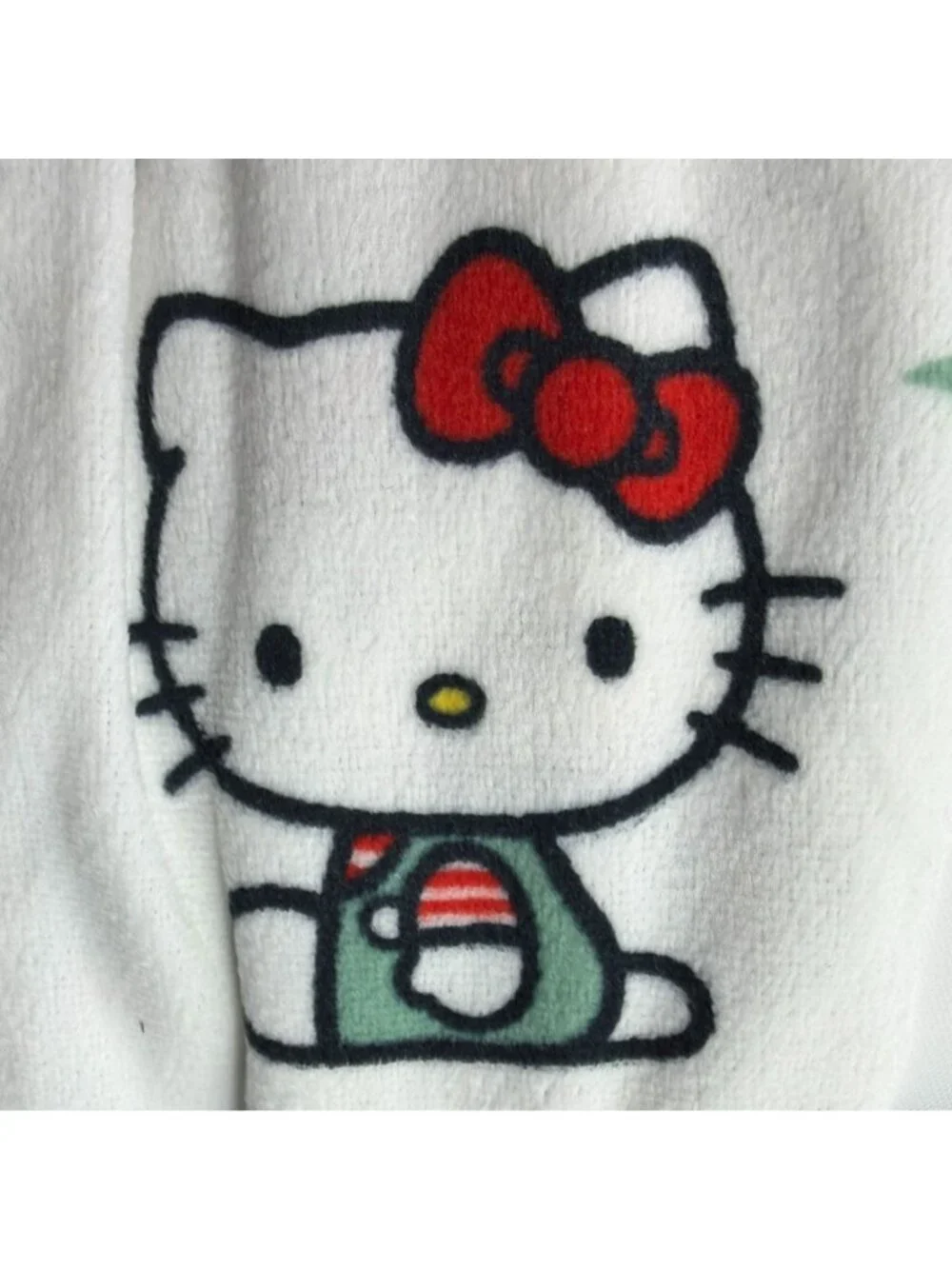Hello Kitty Sleepwear Set with Cozy Socks Pajama Top and Pants Red and White